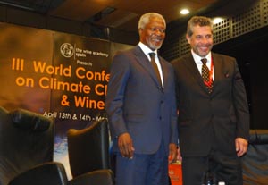 Kofi Annan y Pancho Campo